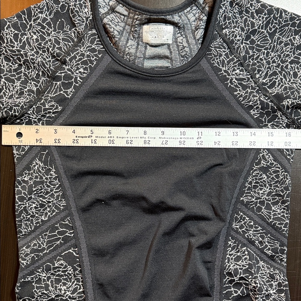 Athleta Black and Gray Fastest Track Top - Picture 3 of 5